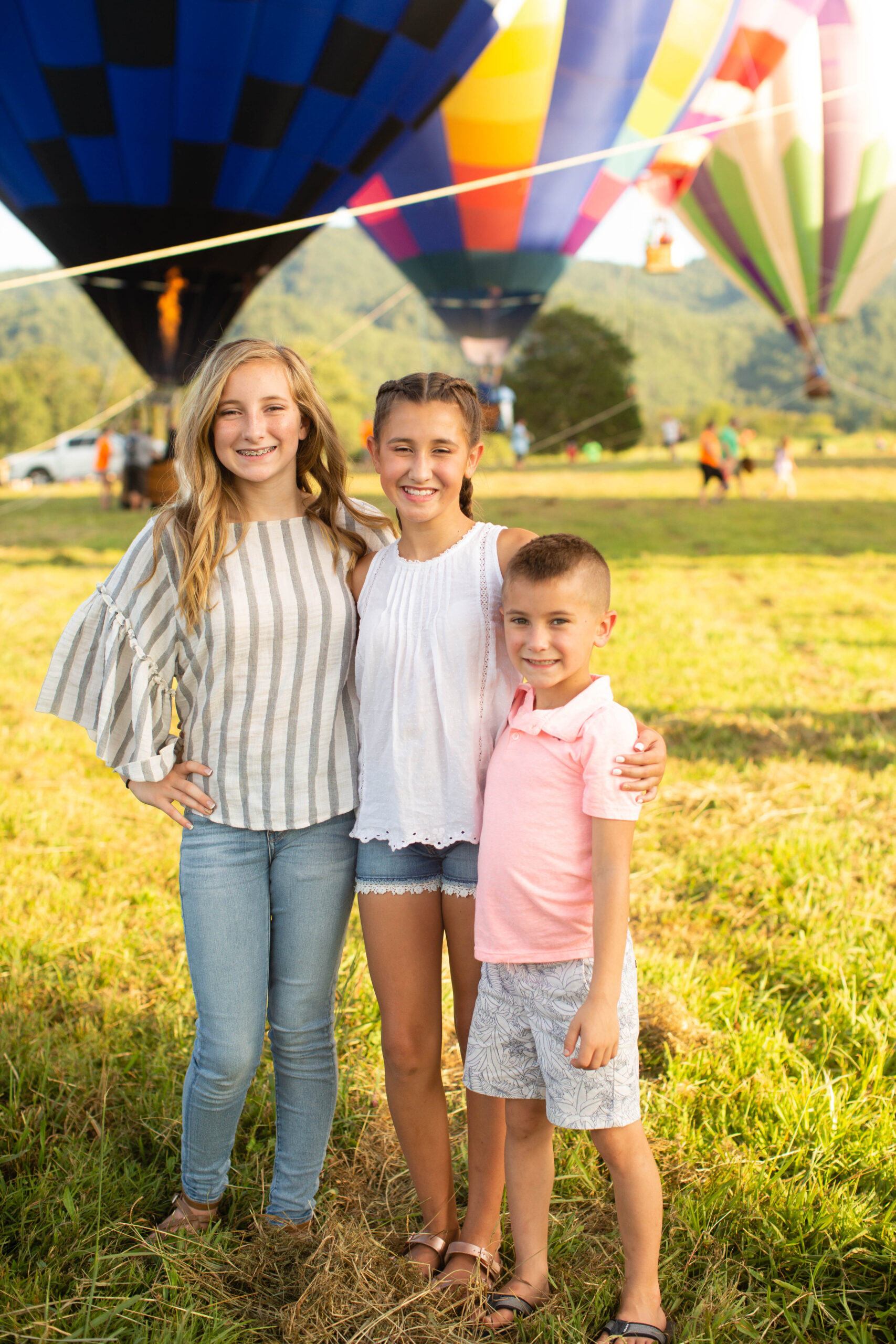 kids at the gsm balloon festival