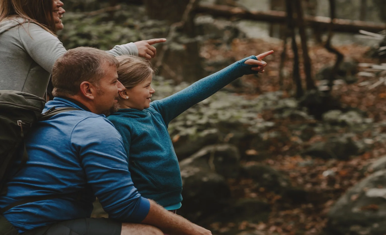 kid-friendly vacations - daddy and daughter hiking