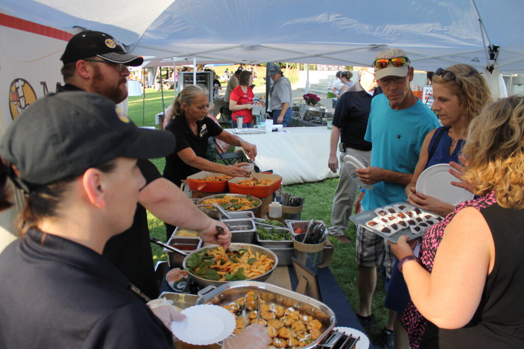 Vendor Booth festival serving
