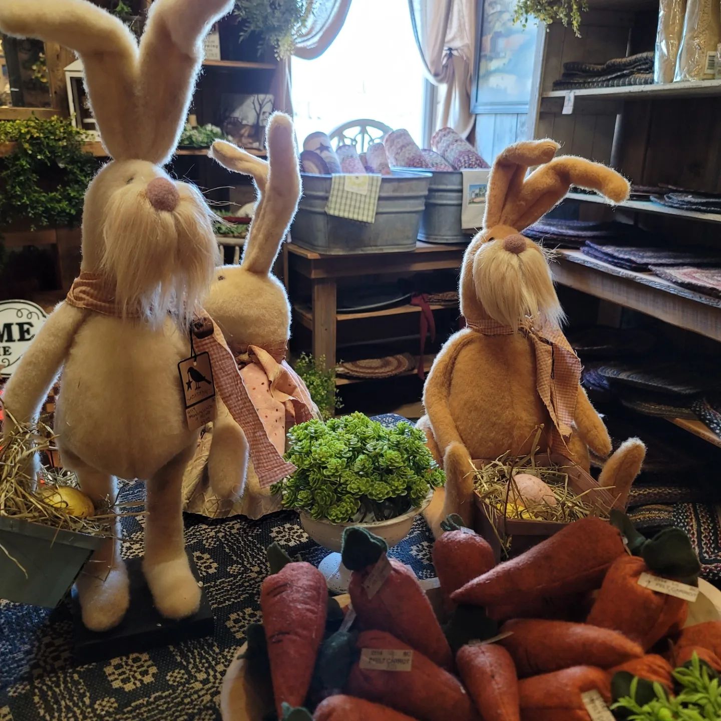 The Shoppes at Homespun Easter Bunny Home Decor