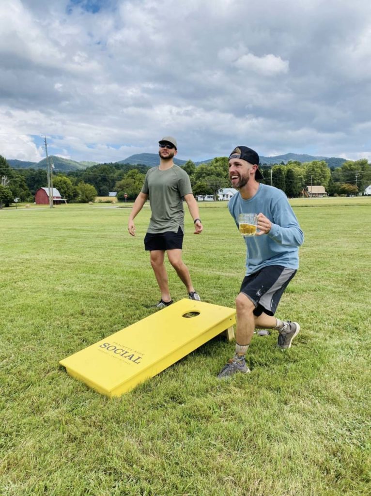 Peaceful Side Social Cornhole