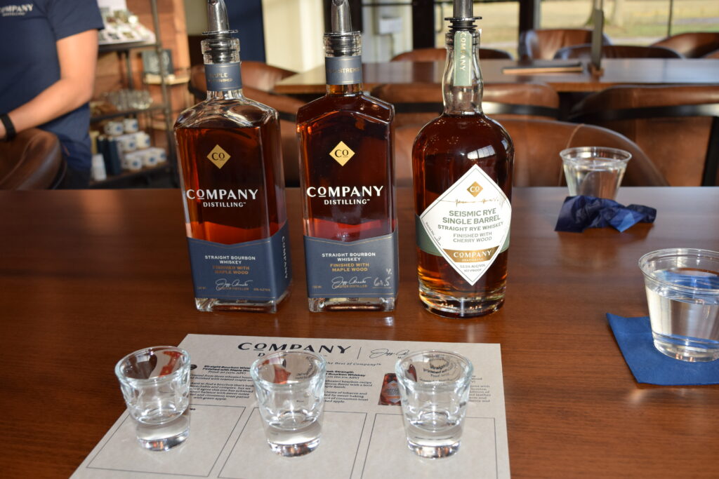 Premium Portfolio Tasting at Company Distilling in Townsend, TN
