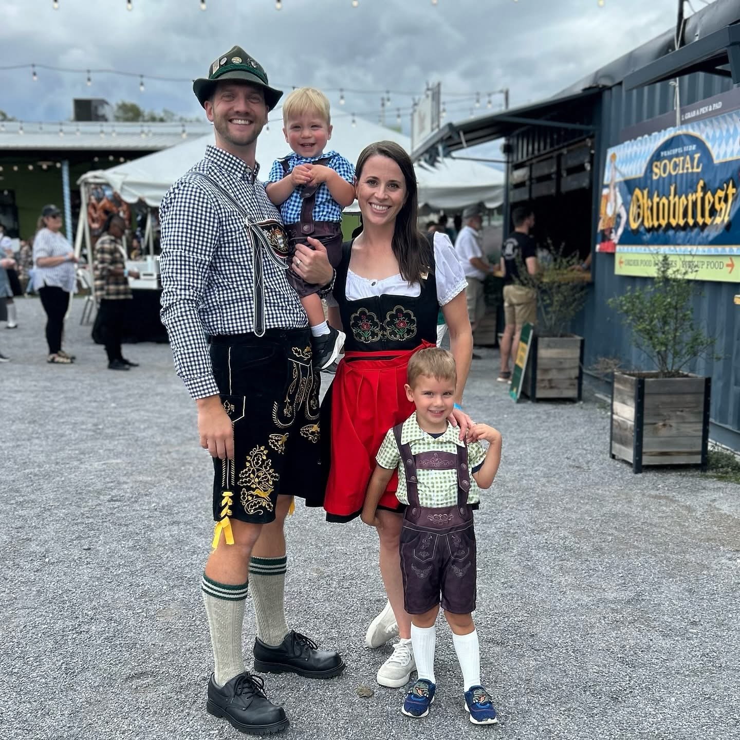 Peaceful Side Social Oktoberfest family